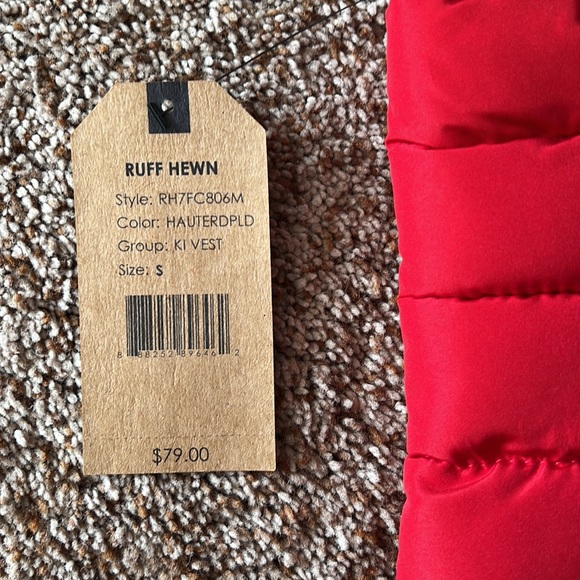 Ruff hewn vest size S NWT - Picture 6 of 6